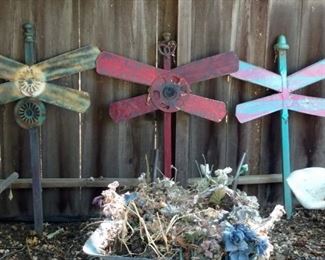 Dragon fly yard art