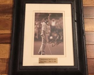 Tom Watson Signed / Framed & Matted Autographed Southwestern Bell Pro-Am First Place (2001) GOLF ⛳️ 