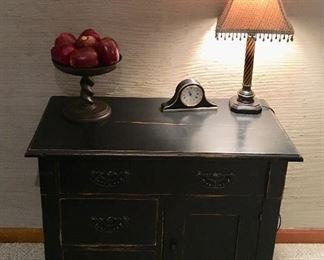 Very Neat Shabby Chic Converted Antique Wash Stand