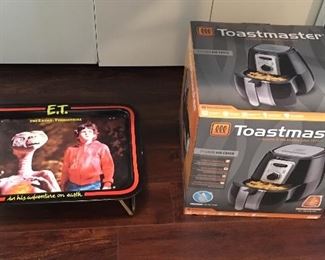 Vintage 1982 E.T. Metal TV Tray • Toastmaster in Box 