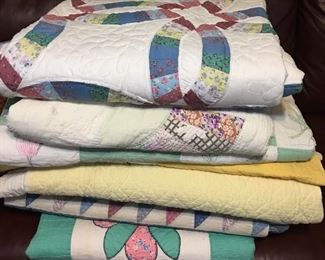 More Vintage Hand Stitched Quilts 