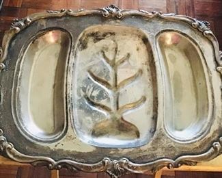 Eton Silver Co. Warming tray - Silverplate 