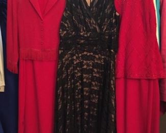 Beautiful Selection of Women's Dress and Gowns - size large.