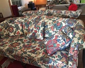 Matching Floral Sofas.