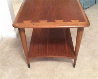 2 Mid century modern end tables.