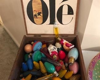 Vintage Christmas light bulbs 