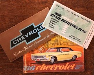 66 Chevy Owners Manual