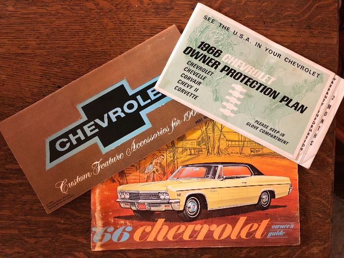 66 Chevy Owners Manual