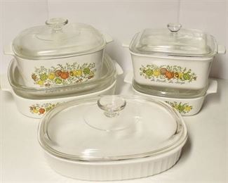 Corningware 5 Casserole dish set