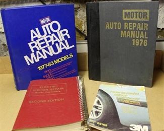 (4) Auto Repair Manuals - Vintage