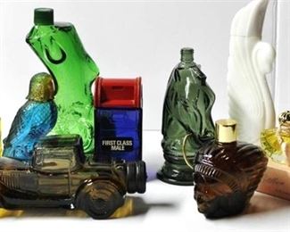 11 Vintage Cologne/Perfume Bottles (9 Men's and 2 Women's)