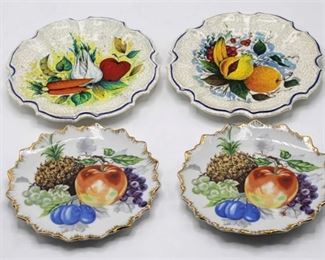 (4) small Decorative Plates