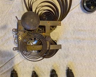 Clock repairing tools and parts