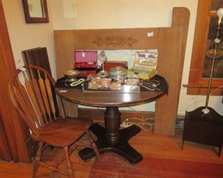 Oak Mantle, Pedestle Table