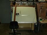 Hamilton Automatic Drafting Table with Vemco Rails.