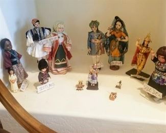 Dolls of the World: Scotland, Navajo, Greece, India, Thailand and Sweden