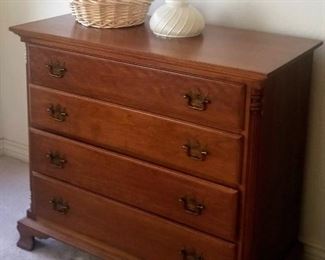 Vintage chest solid cherry 4 drawer