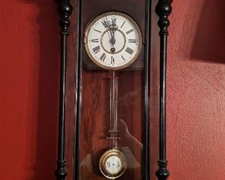 Vienna style regulator clock