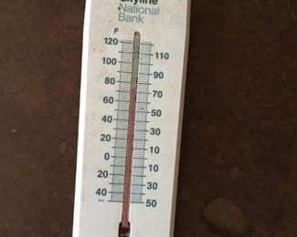Advertising thermometer