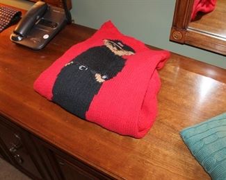 Vintage Polo bear sweater, XXL