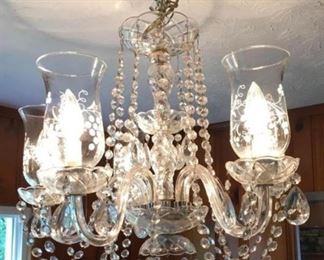 Glass Prism Chandelier