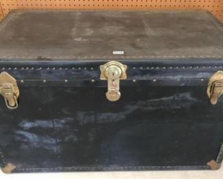 Vintage Square Steamer Trunk