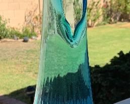 19in Fenton Hobnail Stretch Vase