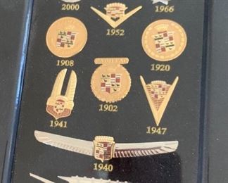 cadillac centennial pin set	 