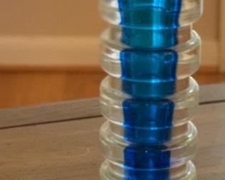 Quartzex Art Glass Bud Vase