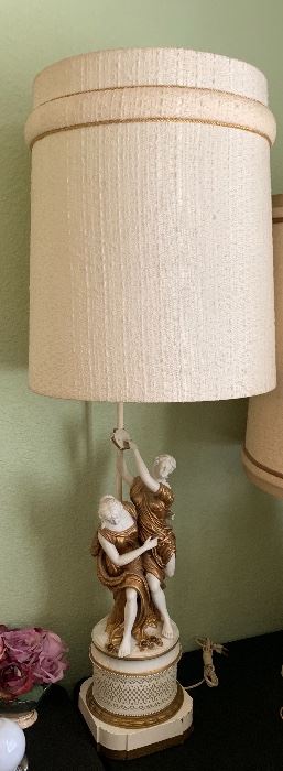 Antique Figural Lamp
