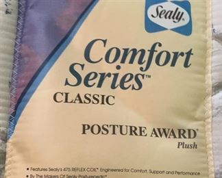 Queen Sealy Comfort Series Mattress