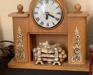 Lanshire Electric Fireplace Clock