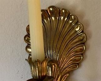 Gold Wall Candle Sconce 