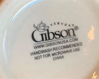 Gibson China set