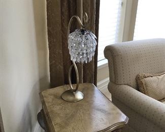 - Crystal table lamp (close up)