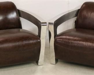 Lazzaro bomber leather chairs