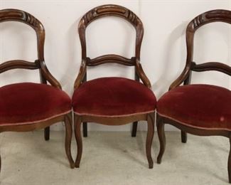Victorian hip chairs