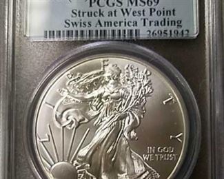 2013 West Point silver eagle