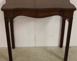 Chinese Chippendale game table