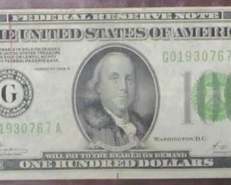 1928A $100 Bill