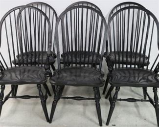 Modern History set of Windsor chairs