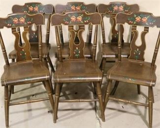 Pennsylvania Dutch painted chairs