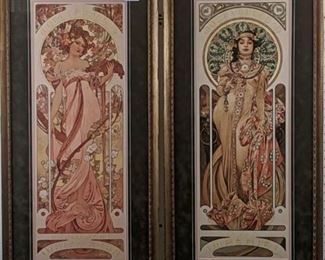 Champagne Ads giclee by Alphonso Mucha
