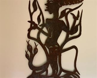 Haitian Steel Carving by Serge Jolimeau