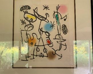 Joan Miro print, Paroles Peintes, Edition of 200