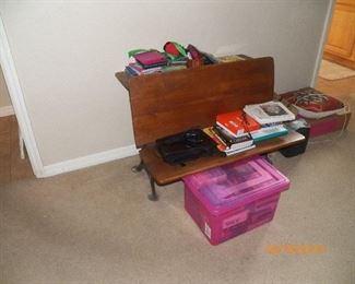 ANTIQUE SCHOOL DESK