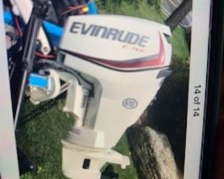 13 ft Boston Whaler, 2006 25hp Etec Engine, brand new, very few hours, trailer and power wench, trolling motor, fully rigged for fishing