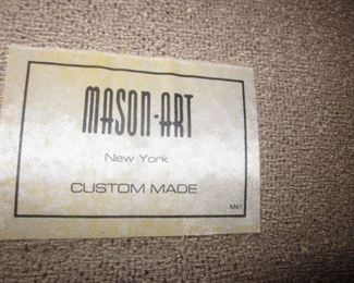 Mason Art Custom Made Sofas New York