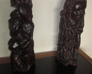 Carved Wood Statues