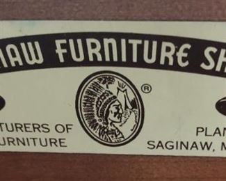 Saginaw Furniture Shops Desk w Hutch